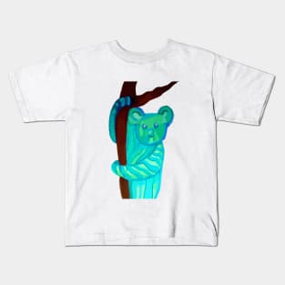 Teal Koala Kids T-Shirt